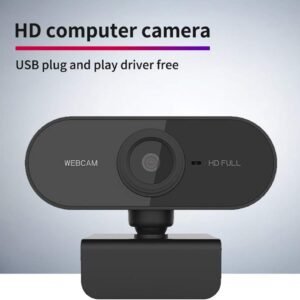 Webcam 1080p Full HD – Ideal para Reuniões, Aulas e Lives