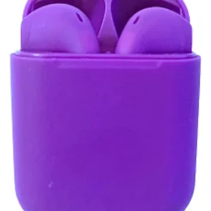 Fone Bluetooth TWS i12 Colorido – Compatível iOS & Android, Estojo Carregador