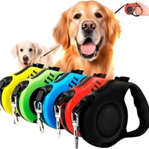 Guia Retrátil para Cães 3 Metros KA-7791 – Conforto e Segurança