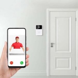 Campainha Inteligente Sem Fio Altomex X9 – Câmera Wi‑Fi, Visão Noturna e Áudio 2‑vias