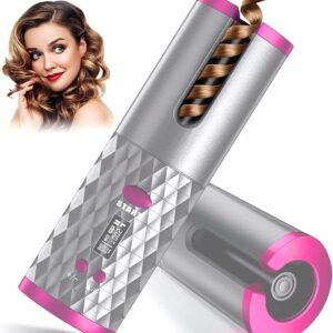 Modelador de Cachos Sem Fio Bi‑Volt | Portátil com Display LED