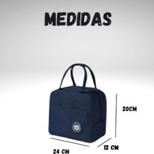 Bolsa Térmica Lancheira com Alça Ajustável – Ideal para Refeições no Trabalho, Escola ou Passeios