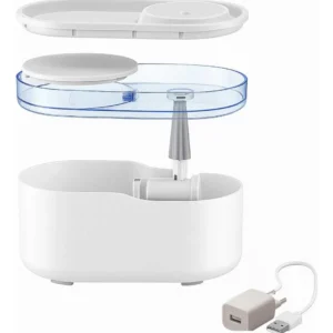 Bebedouro Fonte Automática com Filtro 2,8L para Gatos e Cães