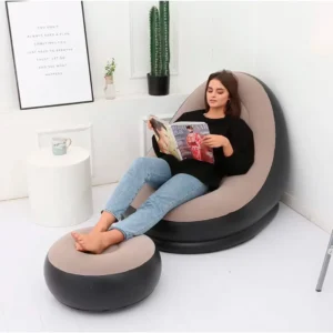 Poltrona Inflável Puff Descanso de Pés – Conforto e Estilo para Sua Casa, Quarto ou Sala